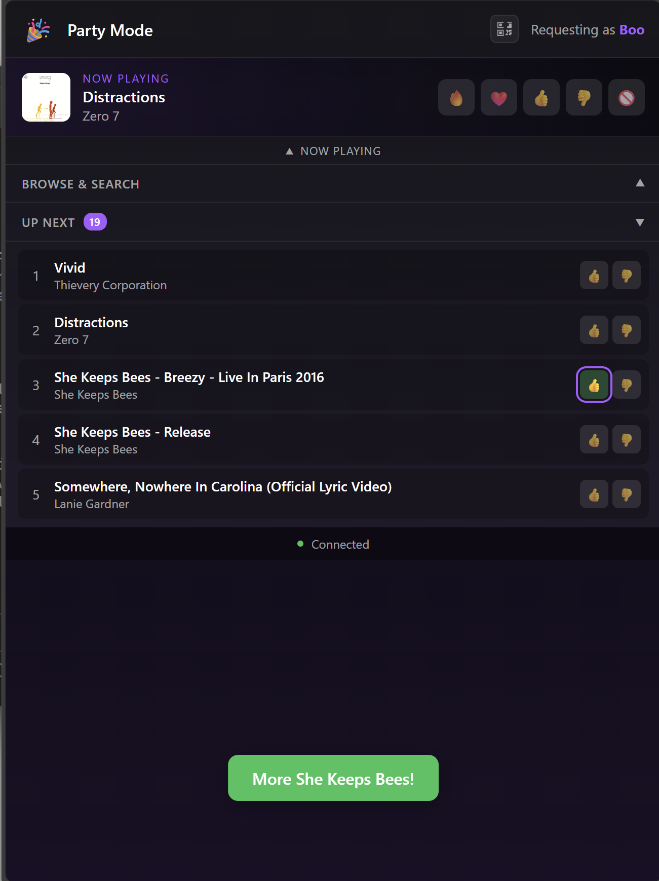 PartyMode Guest - Queue and Vibes