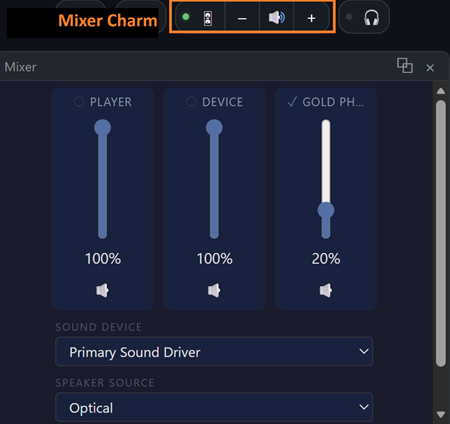 Mixer Charm - Multi-fader Volume Control