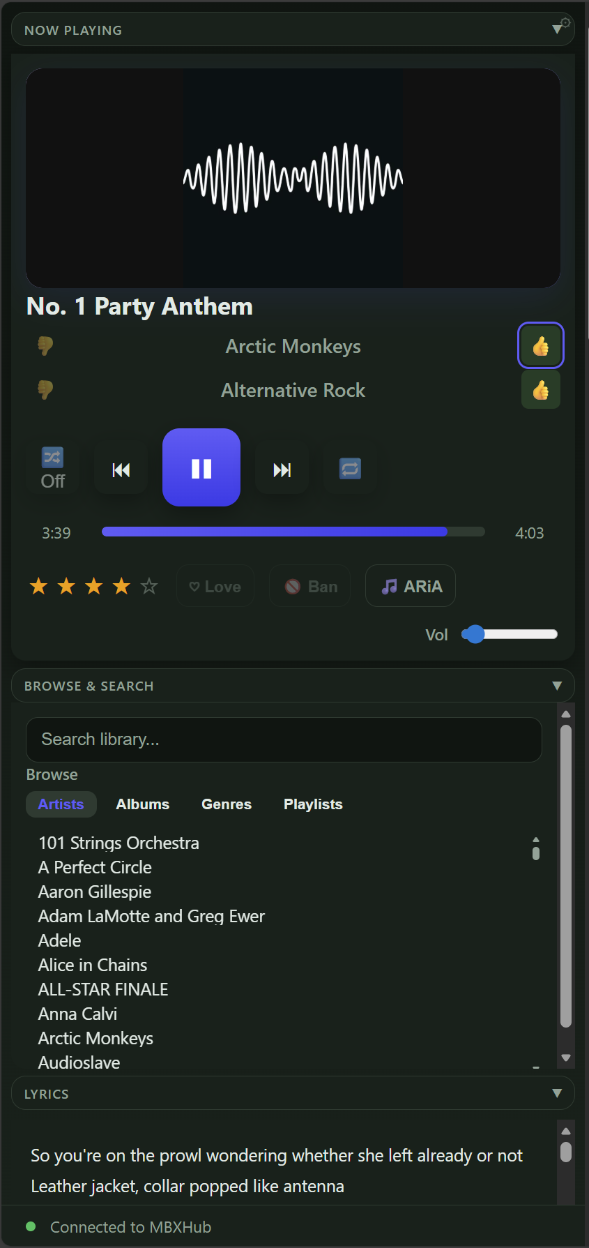 Player Page - Mobile