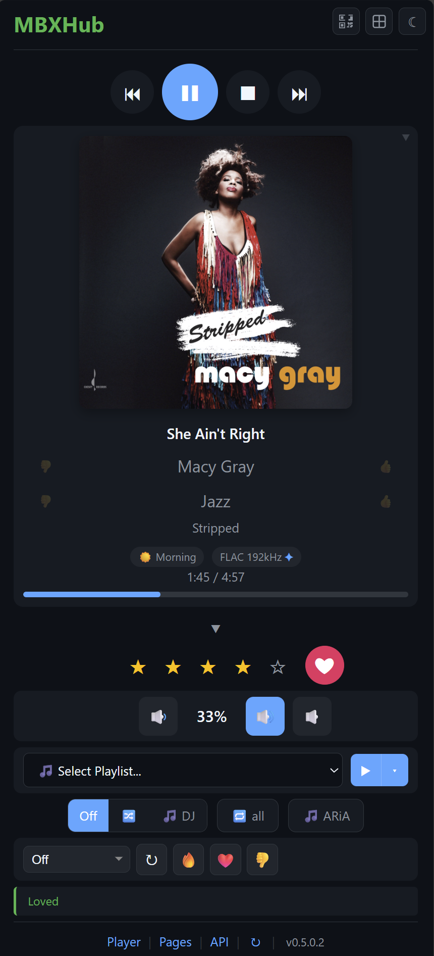 MBXHub Dashboard - Dark Mode