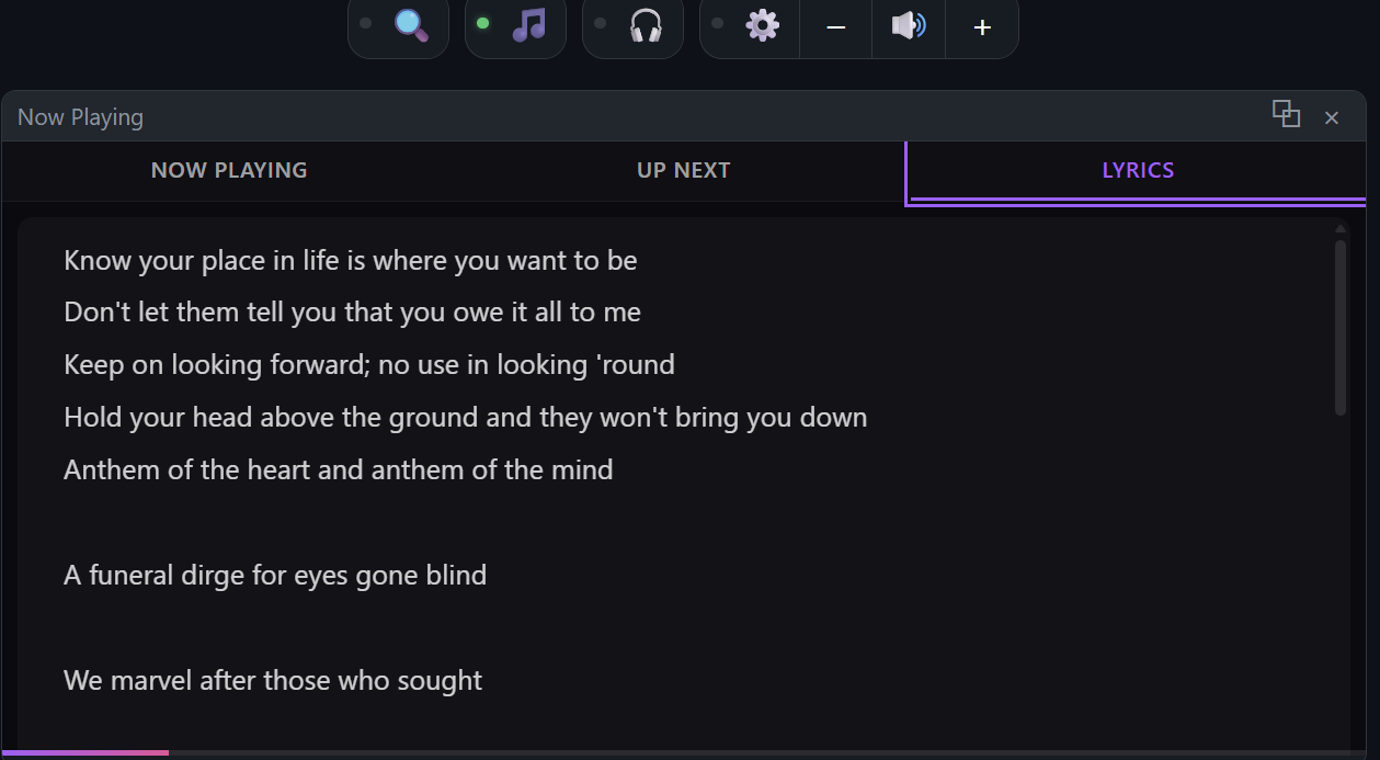 Now Playing Charm - Lyrics