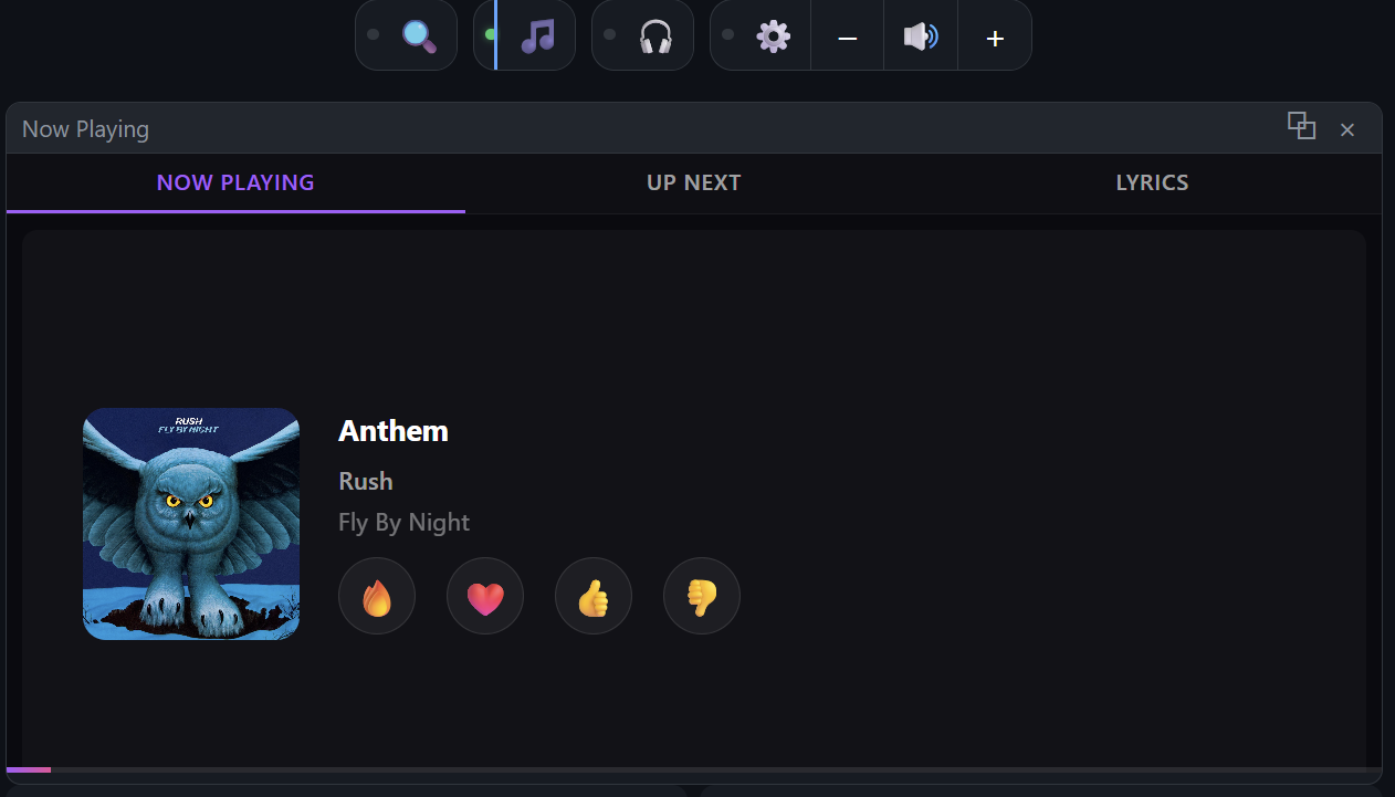 Now Playing Charm - Artwork and Reactions