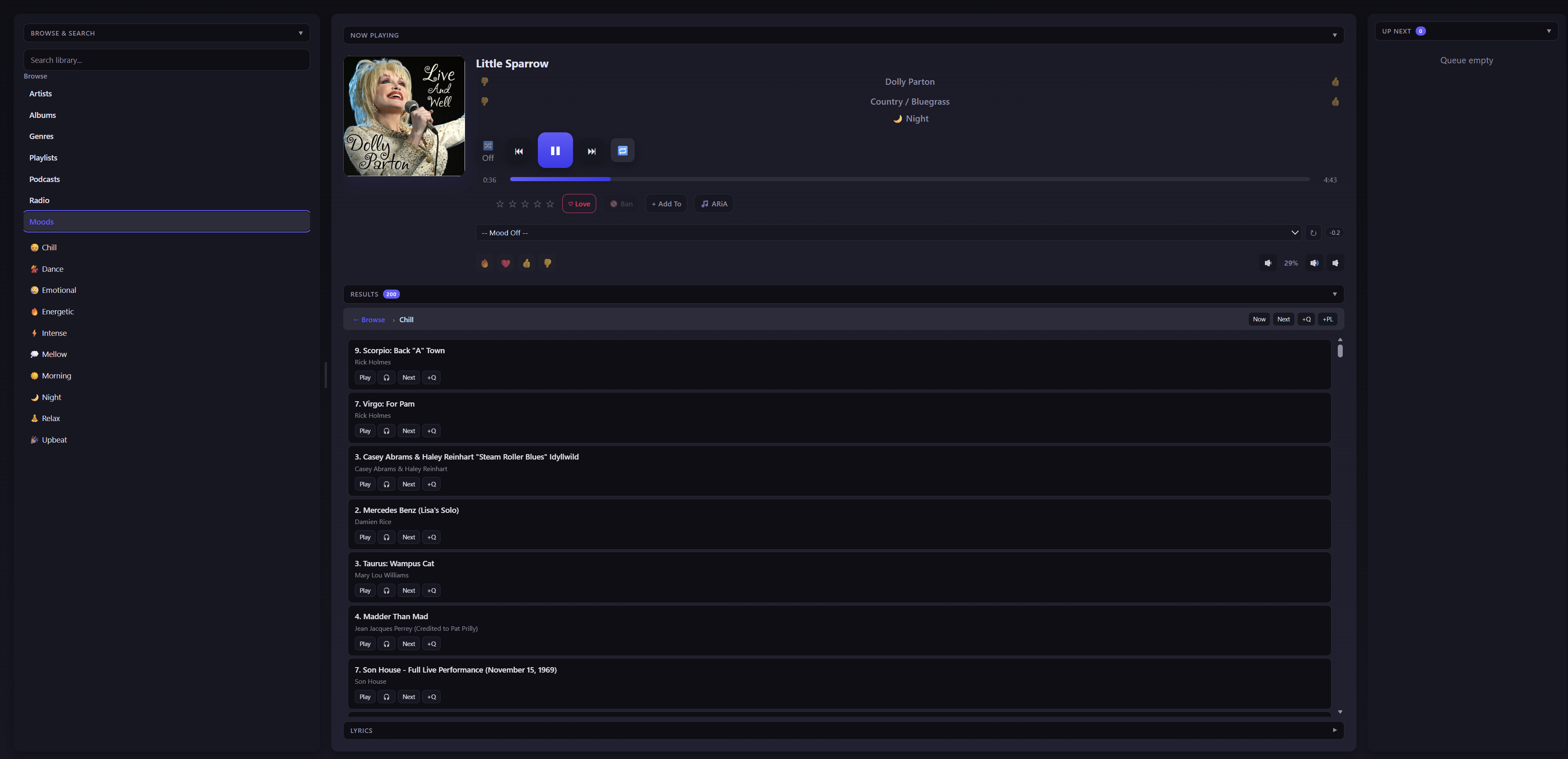Player Page - Desktop